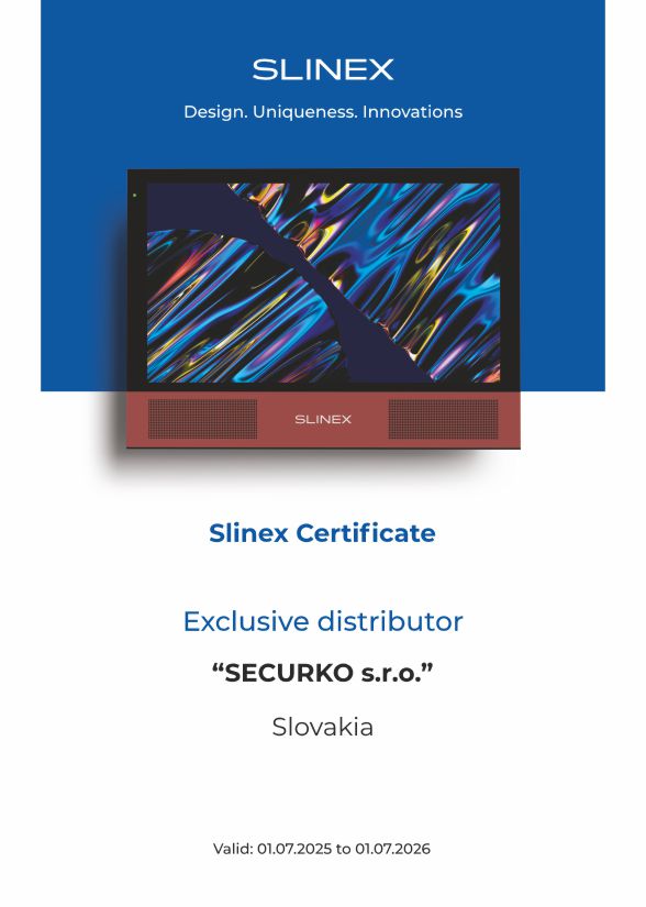 Slinex-certifikát