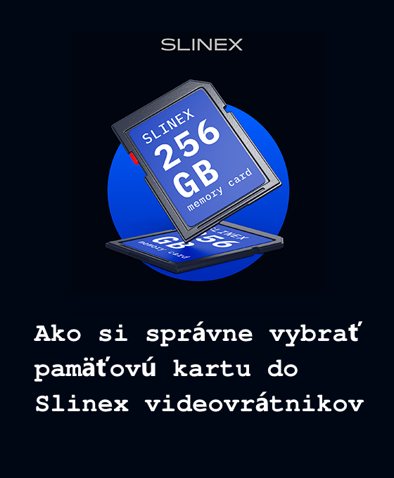 Ako si vybrať správnu microSD kartu pre váš videovrátnik Slinex